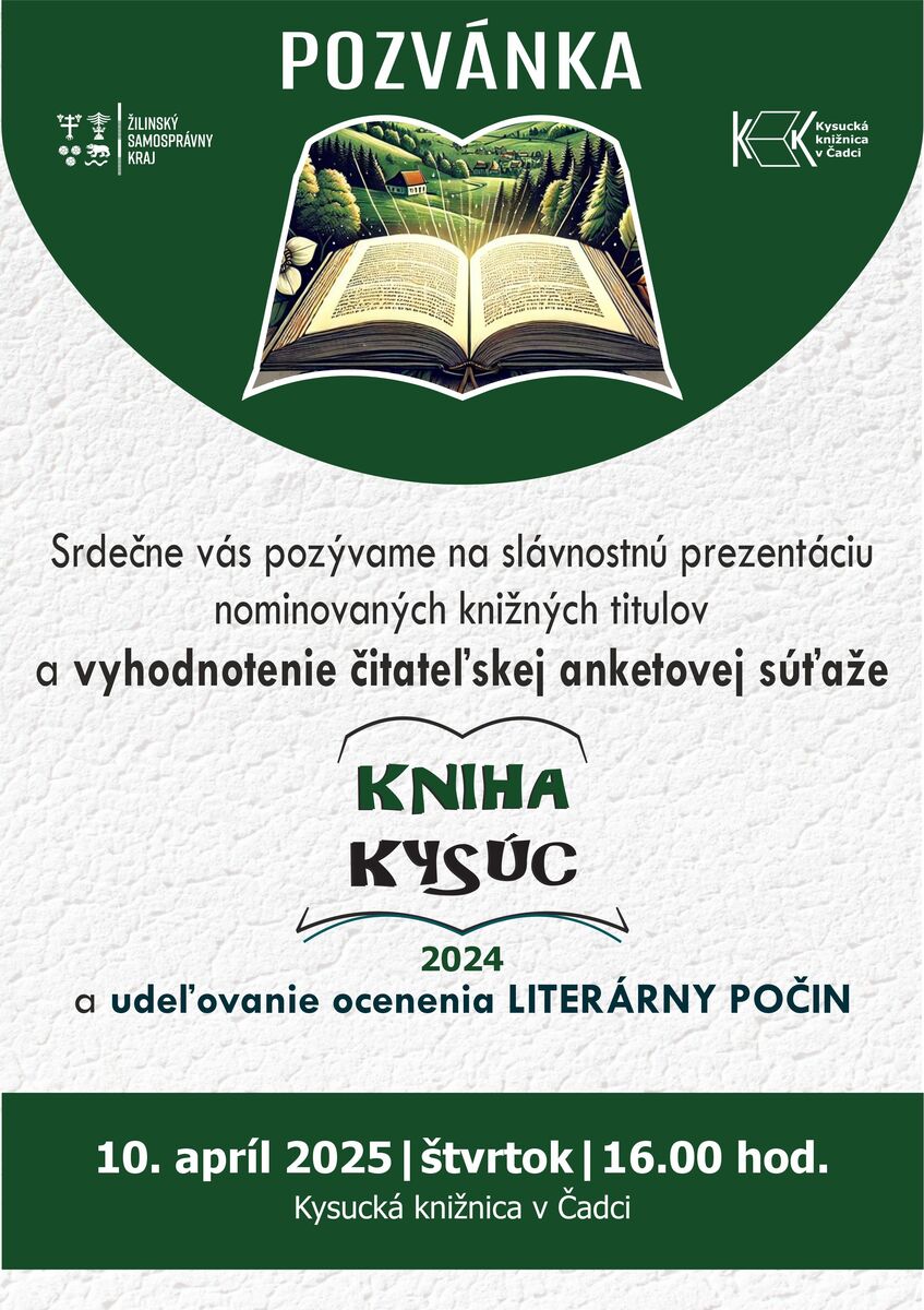 Kniha kysuc 2024 pozvanka A4
