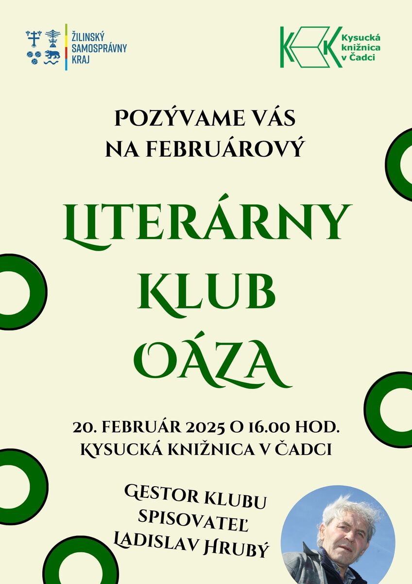 Literarny klub Oaza februar 2025