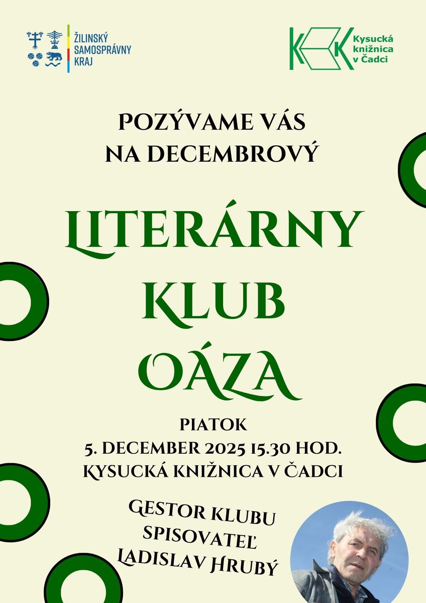 Literarny klub oaza december 2025