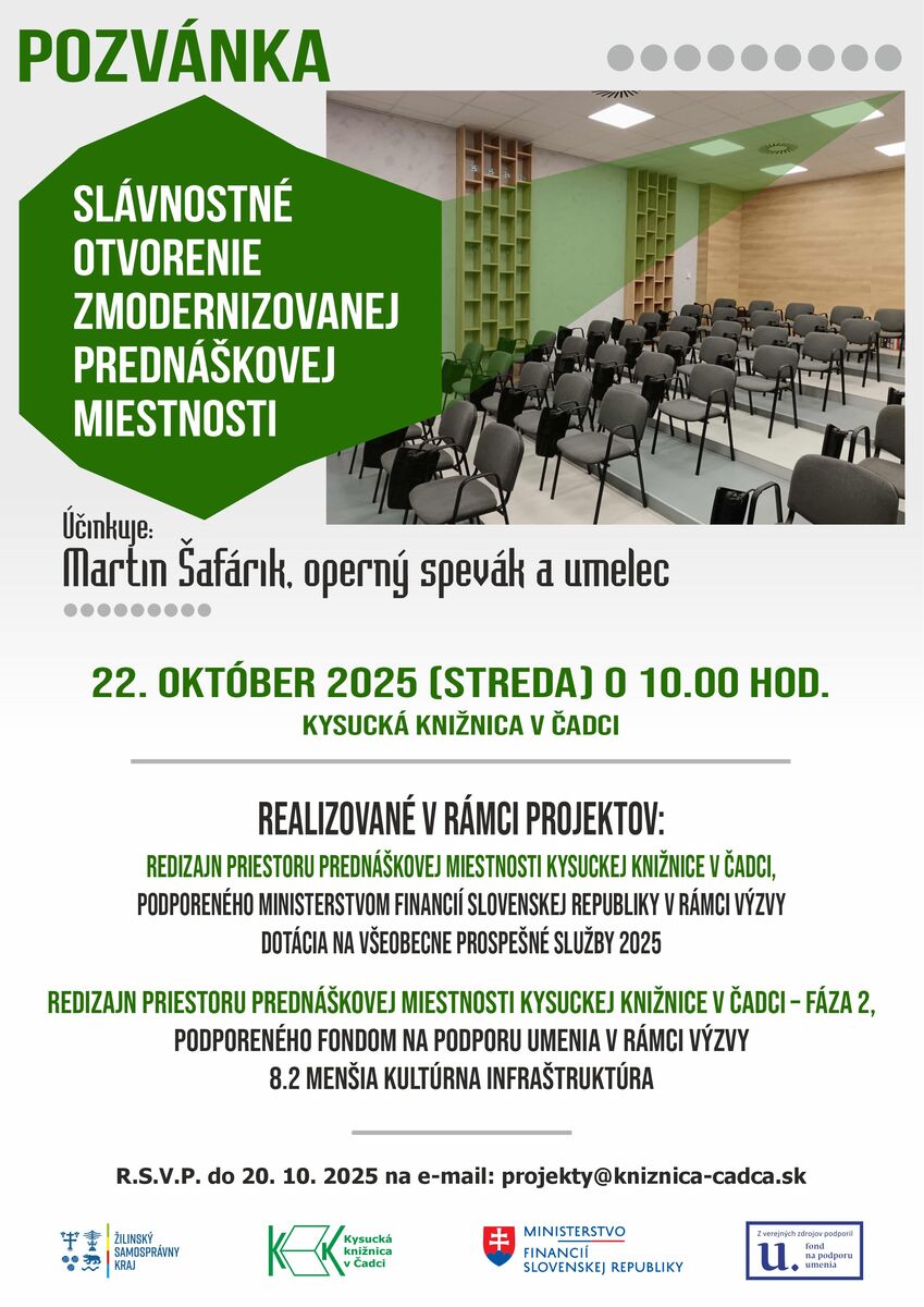 Slavnostne otvorenie prednaskova