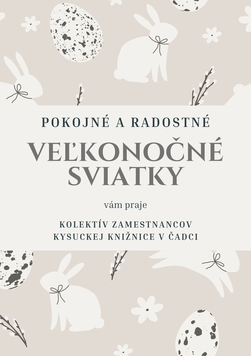 Velkonocny pozdrav KKCA 2025