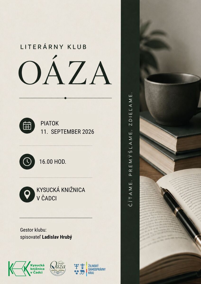 literarny klub oaza september 2026