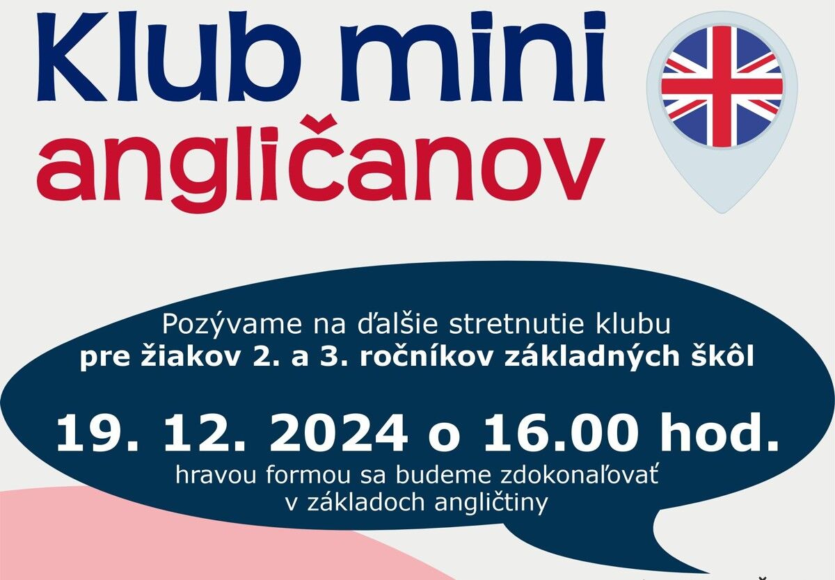 Klub mini anglicanov datum
