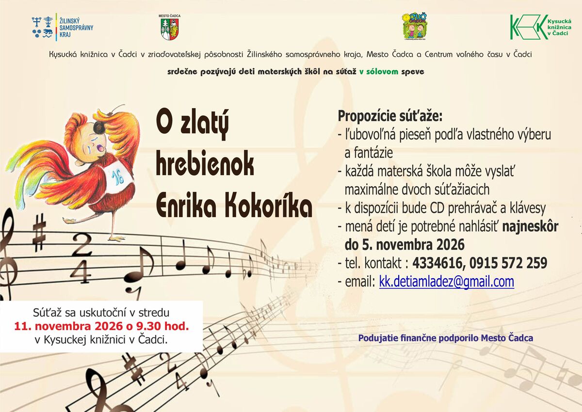O zlaty hrebienok 2026