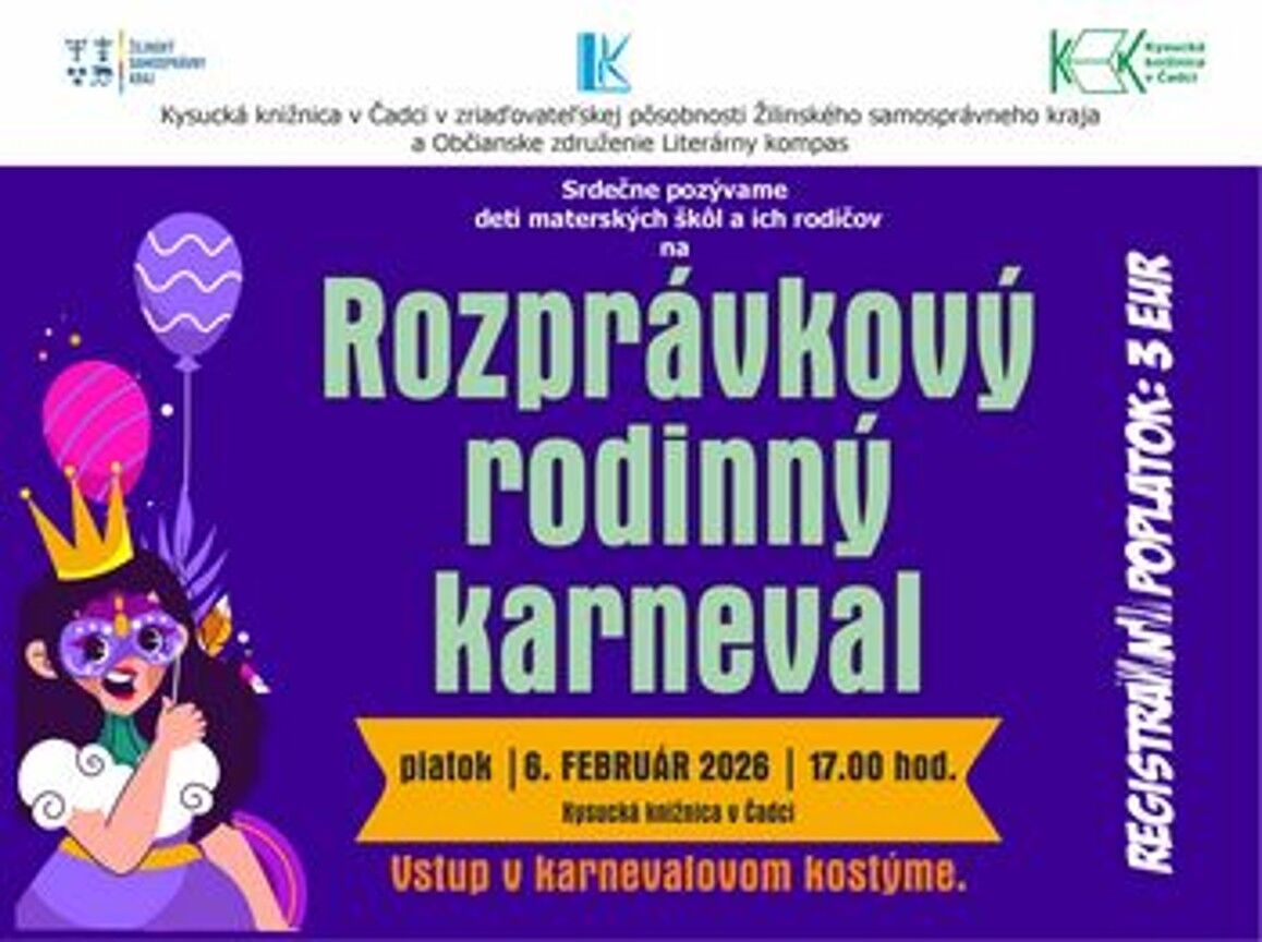Rozpravkovy rodinny karneval 2026 nahlad