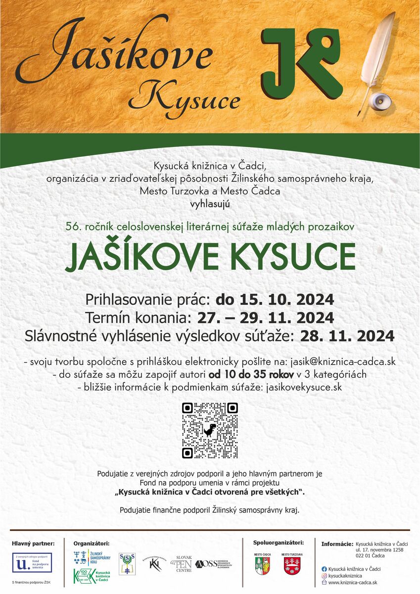 Jasikove kysuce 2024 vyhlasenie