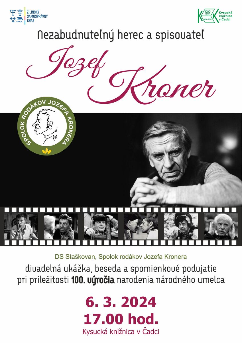 Nezabudnutelny herec Kroner