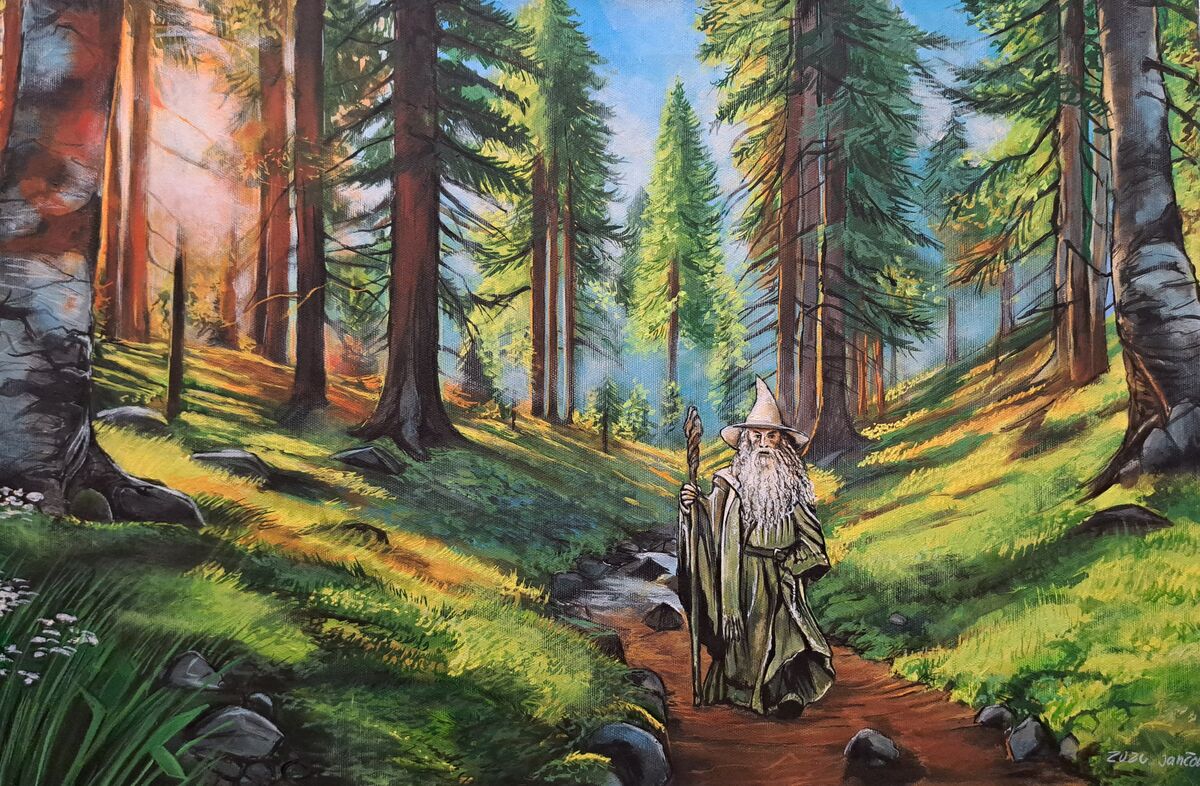 Umenie komiksu uvodna Pan Prstenov