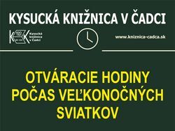 otvaracie hodiny Velkonocne sviatky cr