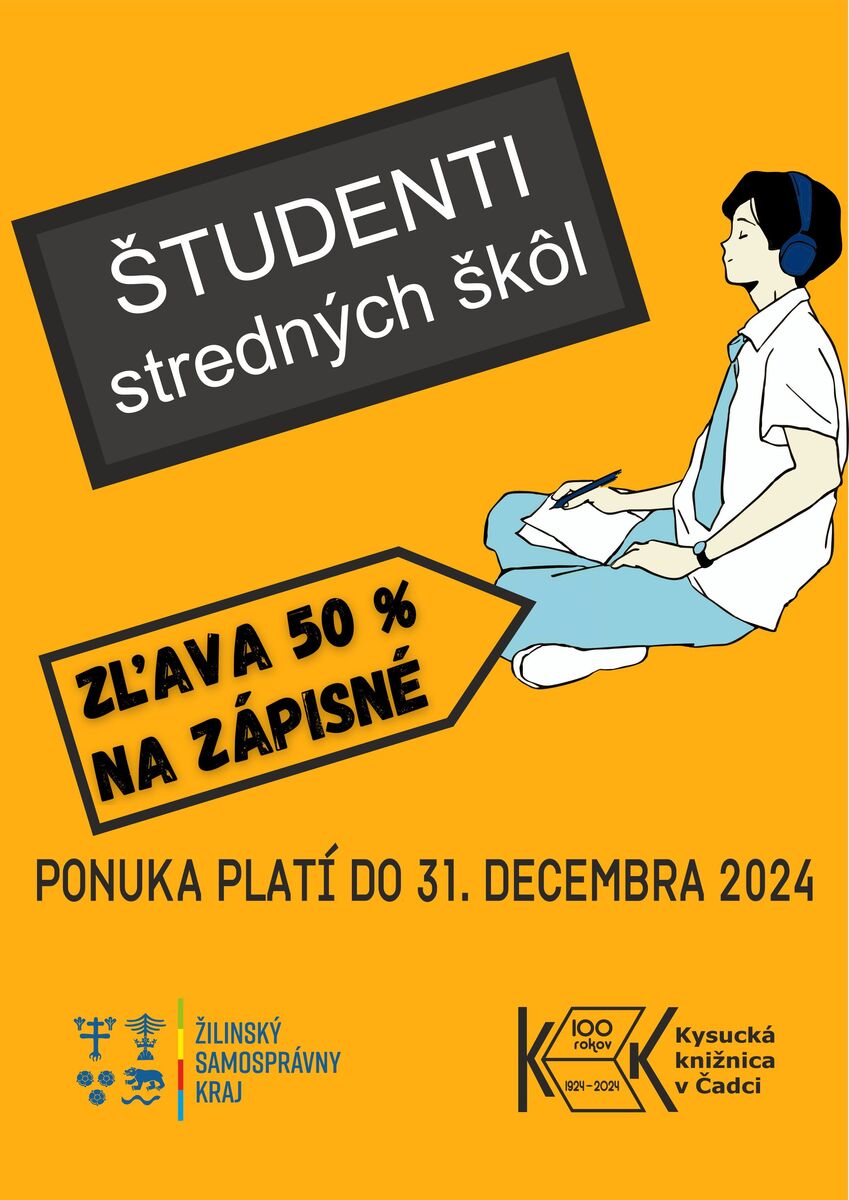 Studenti zlava 50