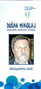 Dusan Mikolaj bibliograficky letak cr