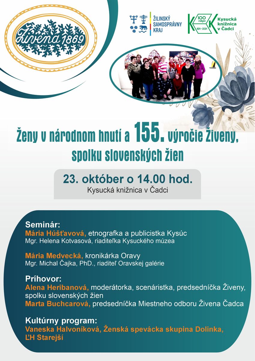 Ženy v národnom hnutí a 155. výročie živeny spolku slovenských žien
