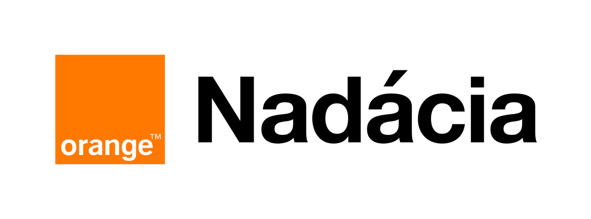 Orange Nadacia RGB Master Logo Black Text