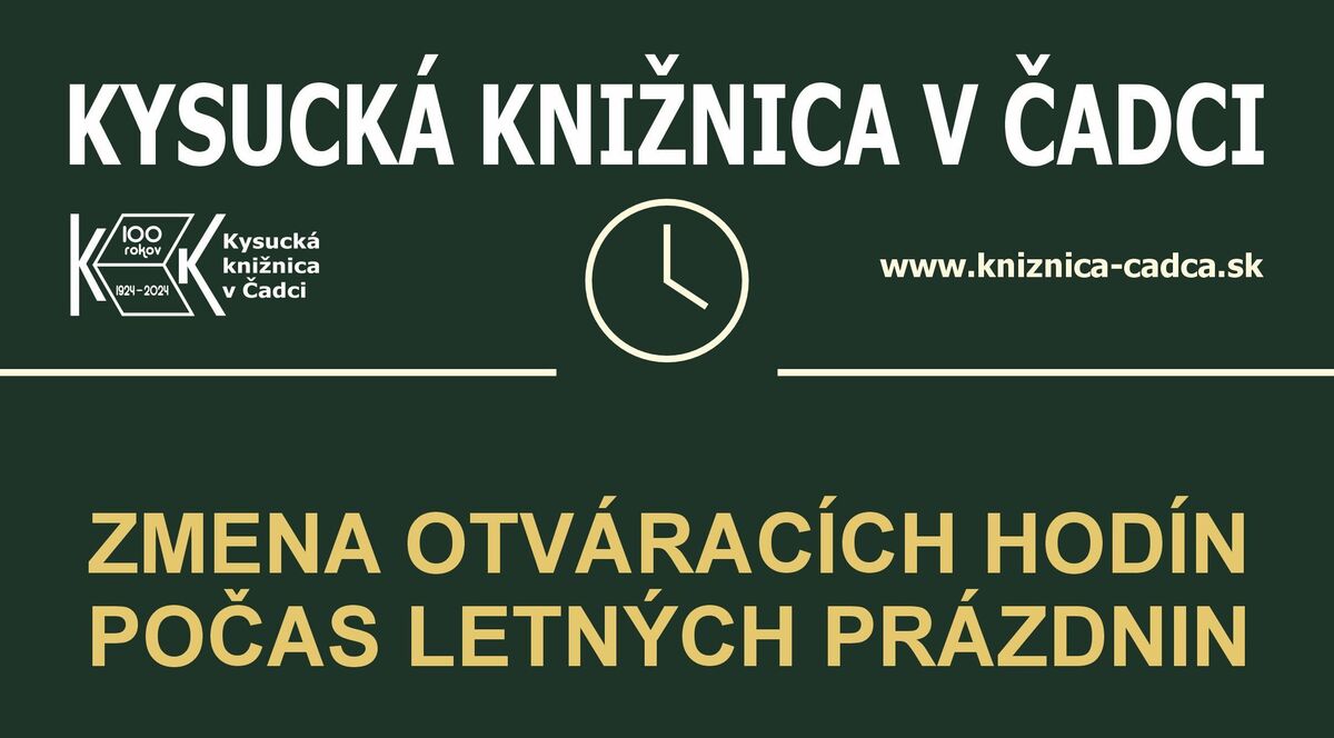 otvaracie hodiny zmena leto orez